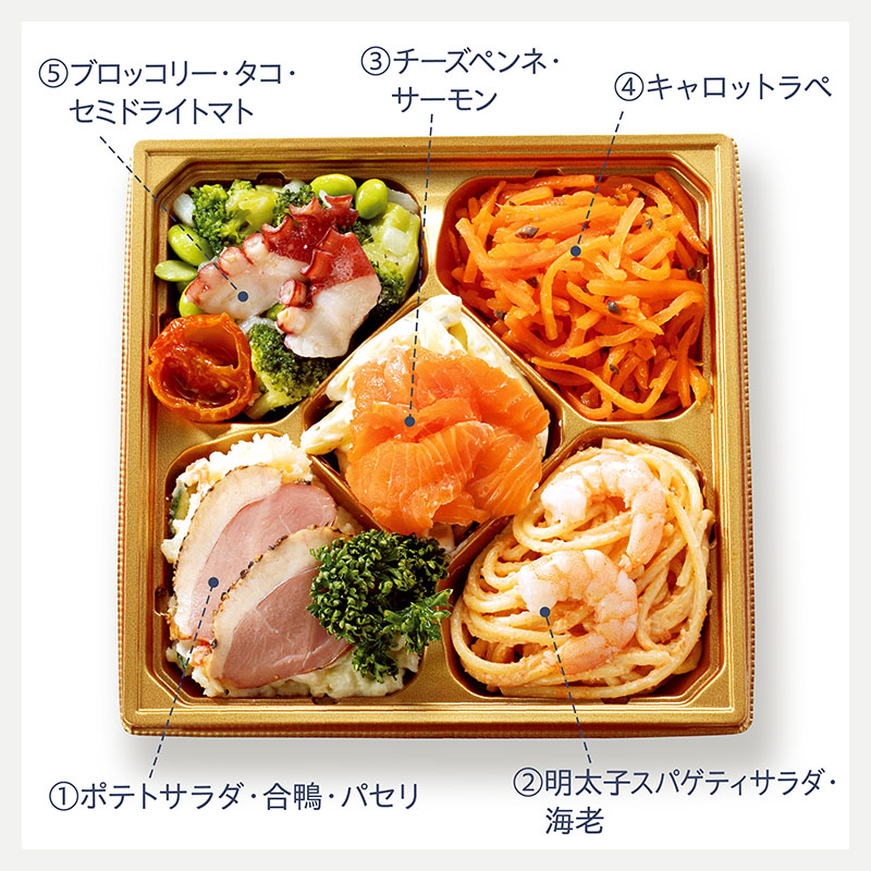 5種を愉しむ！ごちそうオードブル