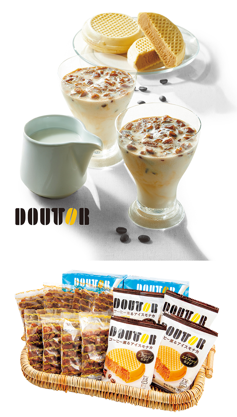 ドトールコーヒー 氷deアイスカフェ・オ・レ＆コーヒーアイスモナカセット
