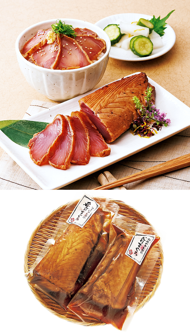 炙りまぐろ秘伝のたれ仕込み