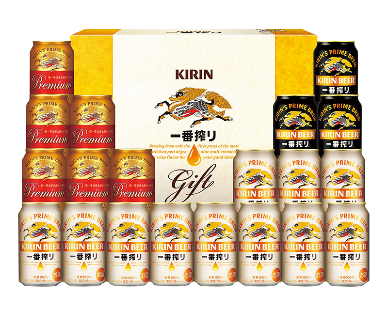 キリンビール 一番搾り3種 飲みくらべセット プレミアム・黒ビール入り
