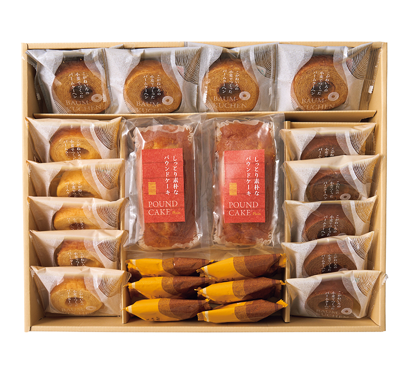 しっとり素朴なパウンドケーキとふんわりバーム詰合せ 22個