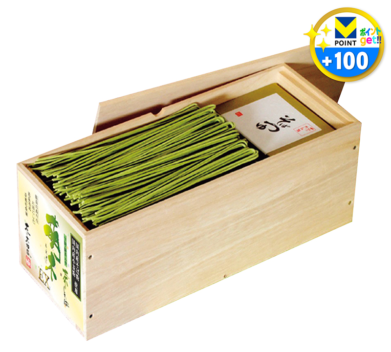 宇治抹茶入り茶そば「萌木」