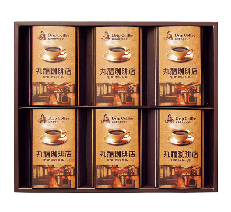 丸福珈琲店 伝承香味ブレンド詰合せ 6箱入