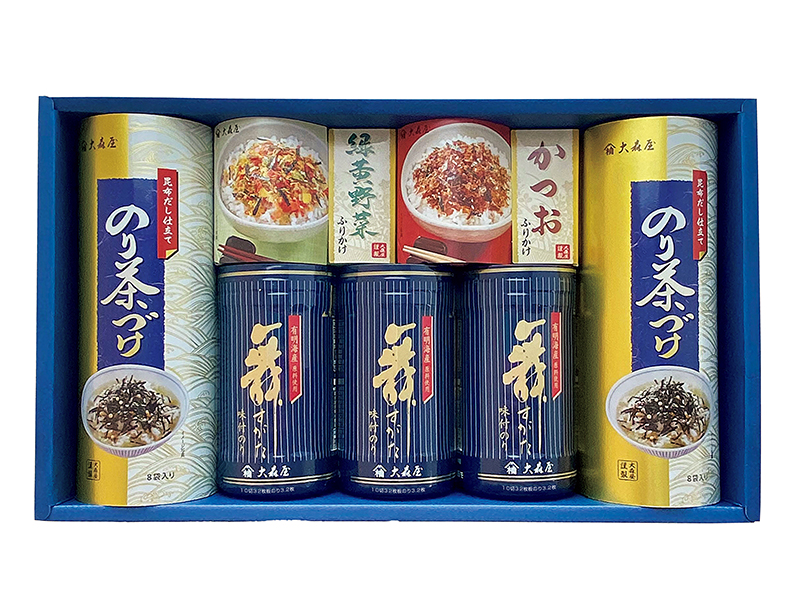 大森屋 味付卓上のり・お茶づけ・ふりかけ詰合せ