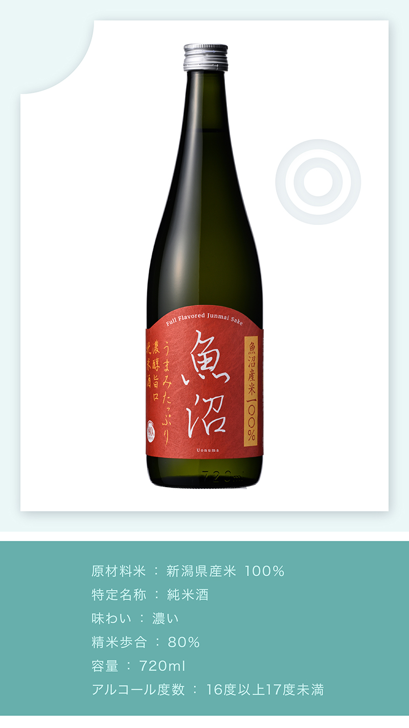 白瀧 純米 濃醇魚沼