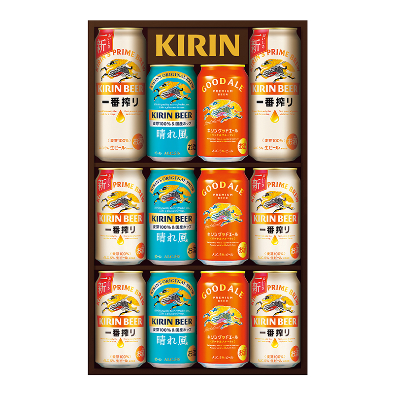 キリンビール キリン一番搾り生ビール・キリンビール 晴れ風・キリングッドエール 3種セット