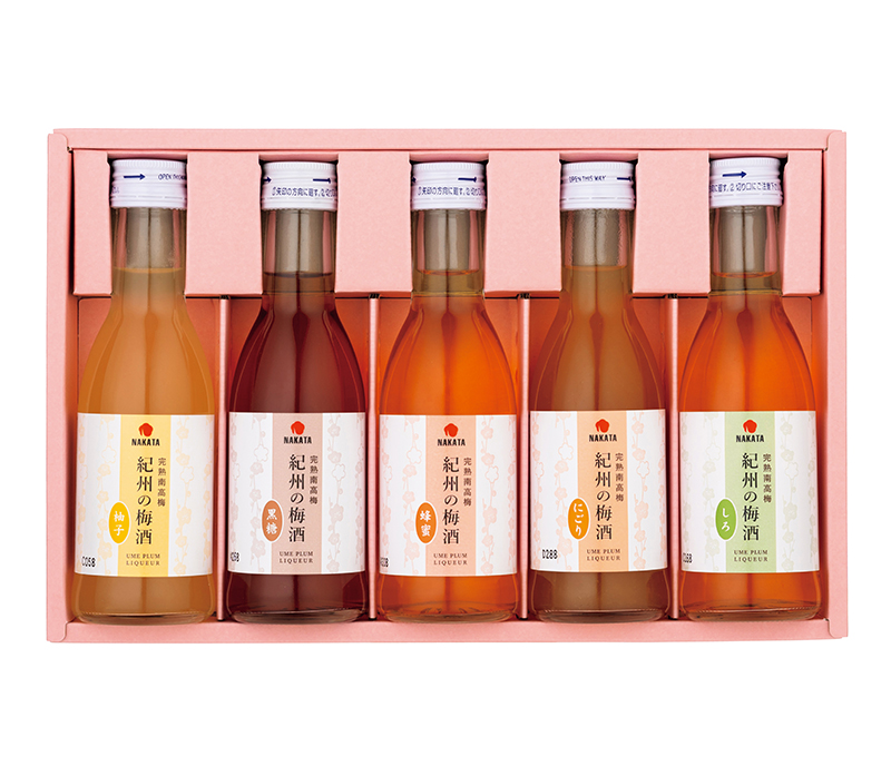 中田食品 紀州の梅酒あじいろ 5本セット
