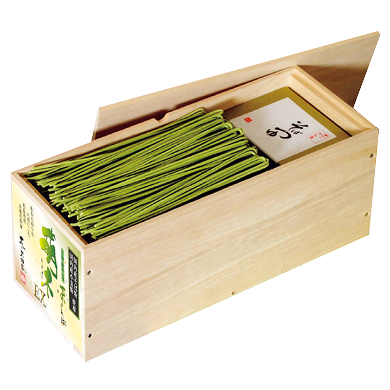 宇治抹茶入り茶そば「萌木」