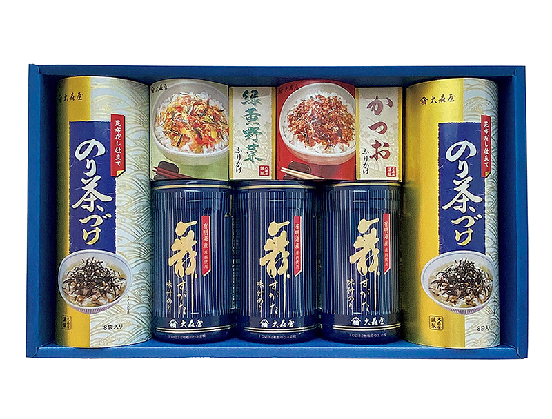 大森屋 味付卓上のり・お茶づけ・ふりかけ詰合せ