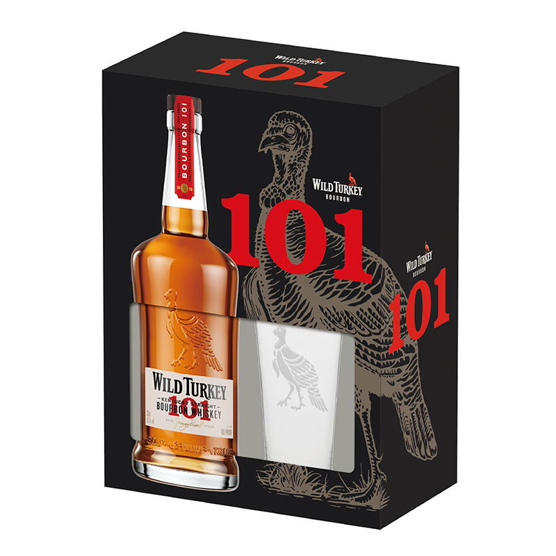 ワイルドターキー バーボン 101 700ml オリジナルグラス付き